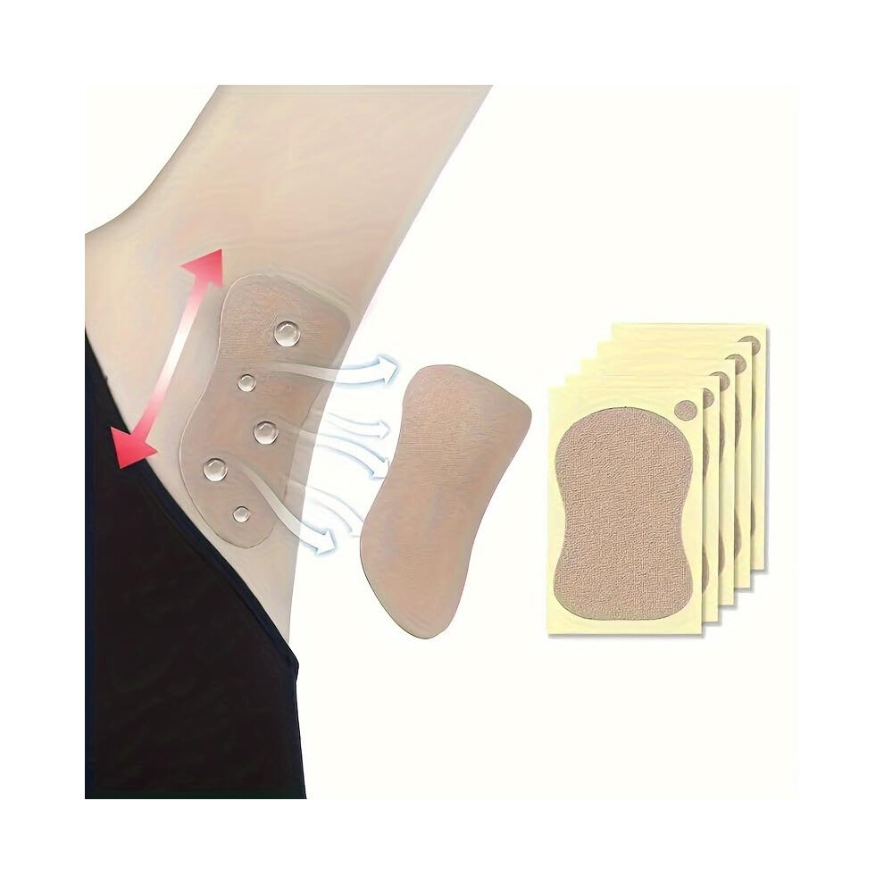 Ultra Thin Invisible Underarm Sweat Pads Skin Tone Discreet Armpit Sweat Protectors 30pcs
