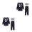 2Sets Polyester Sailor Set Halloween Marine 6