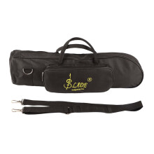 Durable Nylon Trumpet Case with Soft Lining Cushion, Lightweight Travel Gig Bag for Musicians