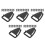 500Pcs Compact Plastic Chin Strap Buckles for Safety 4