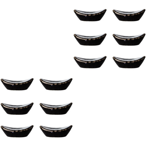 12Pcs Black Ceramic Chopsticks Rest Holder Tableware Pillow 2