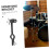 Drum Cowbell Clamp with Secure Grip Design, Adjustable Mounting Bracket for Drum Set and Percussion 2