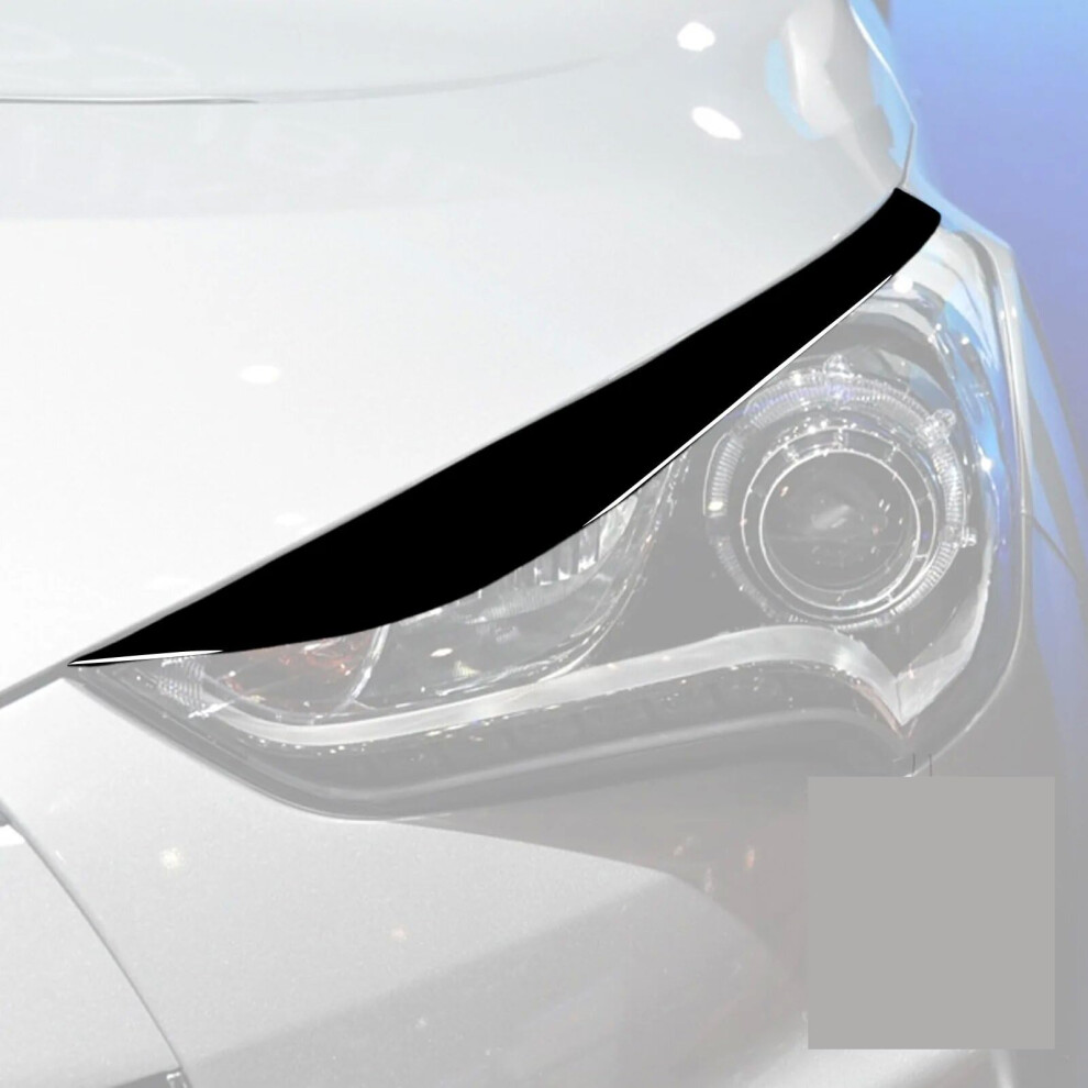 Headlight Eyelid Covers Sporty Frontend Upgrade Weatherproof Trim For Hyundai Veloster 20112017 9070919800962