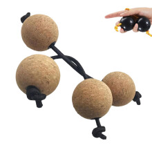 African Rhythm Shaker Kashaka Percussion Instrument with Cork Mute for Crisp Click Sound and Easy Rhythm Control