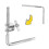 Drum Cowbell Holder with Adjustable Mounting Clamp for Drum Set, Durable Metal Construction 3