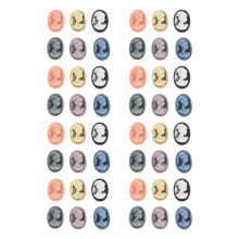 192Pièces Perles Cabochons Résine Multicolores Décorations DIY Faciles