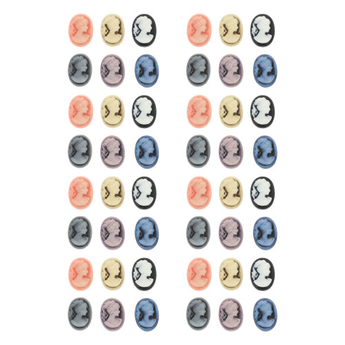 192Pièces Perles Cabochons Résine Multicolores Décorations DIY Faciles
