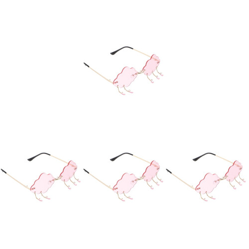 4Pièces Lunettes Fun Pour Look Chic Et Original 1