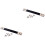 2Pièces Poignées Noir Pour Caisses Enceintes Guitare, Usage Durable 3