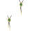 2Pièces Cravate Bolo Verte Accessoire Western Et Casual Pour 5