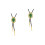 2Pièces Cravate Bolo Verte Accessoire Western Et Casual Pour 6