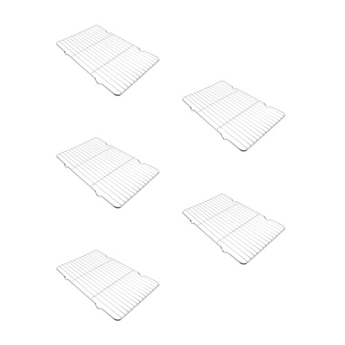 5Pièces Grille De Cuisson Refroidissement Acier Inoxydable 1