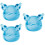 3Ensembles Assiettes Bébé Silicone Avec Compartiments Ours Mignon 7