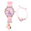 4Pièces Bracelet Rose Quartz Accessoire 2