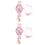4Pièces Bracelet Rose Quartz Accessoire 5