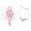 4Pièces Bracelet Rose Quartz Accessoire 11