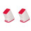 2Pièces Range Couteaux Rouge Support Multifonction Ventilé Cuisine 2