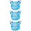 3Ensembles Assiettes Bébé Silicone Avec Compartiments Ours Mignon 8