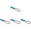 4Pièces Anti-Poils Acier Nettoyage 4