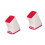 2Pièces Range Couteaux Rouge Support Multifonction Ventilé Cuisine 4
