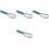 4Pièces Anti-Poils Acier Nettoyage 5