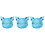 3Ensembles Assiettes Bébé Silicone Avec Compartiments Ours Mignon 4