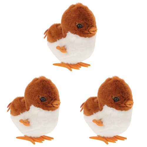 3Pièces Jouets À Remonter Moineau Peluche Pour Bébé 2