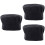 3Pièces Bonnet Mushroom Noir Chef Ajustable Qualité 6