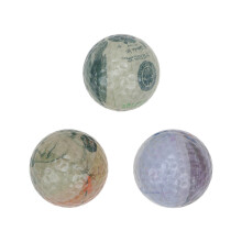 6Pièces Balles D'entraînement À Deux Couches Couleurs Variées Légères