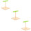 3Pièces Support De Perchoir En Bois Pour Usage 10