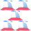 5Pièces Chapeau Propulseur Bébé Coloré Large Extérieur 8
