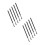 10Pièces Pinceaux Eyeliner Et Sourcils Noir Pour Usage 9