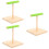 3Pièces Support De Perchoir En Bois Pour Usage 9