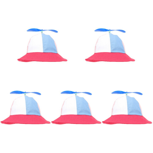 5Pièces Chapeau Propulseur Bébé Coloré Large Extérieur 1