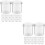 40Pièces Cages Transparentes Pour Loupe Aération 6