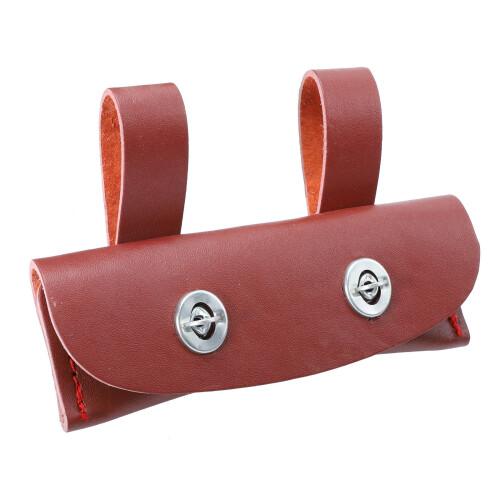1Pièces Étui Transport Cuir Marron Pour Barbecue