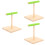 3Pièces Support De Perchoir En Bois Pour Usage 8