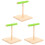 3Pièces Support De Perchoir En Bois Pour Usage 4