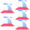 5Pièces Chapeau Propulseur Bébé Coloré Large Extérieur 10