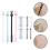 48Pièces Stylos Gel Multi-Usages Couleurs Vives 11
