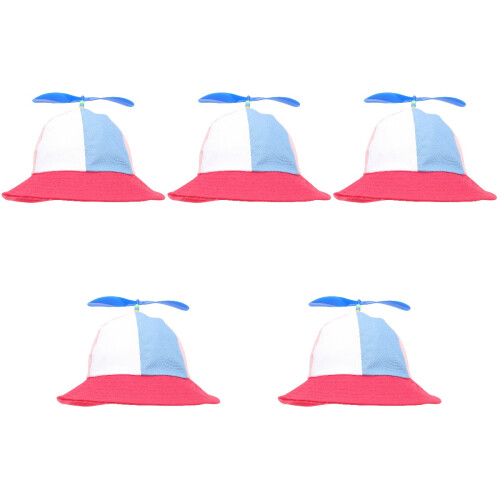 5Pièces Chapeau Propulseur Bébé Coloré Large Extérieur 2