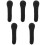 5Pièces Sacoche Microphone Durable 600D Nylon Noir Transport Facile 5