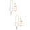 2Ensembles Accessoires Bébé Collier Bracelet Anneau Style Doux 7