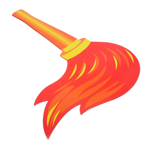 2Pièces Torches Décoratives En Feutre Pour Jeux 2