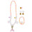 2Ensembles Accessoires Bébé Collier Bracelet Anneau Style Doux 1