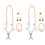 2Ensembles Accessoires Bébé Collier Bracelet Anneau Style Doux 2