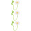 3Pièces Déco Crochet Accessoires Suspendus Décoratifs 7