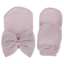 2Pièces Bonnet Et Bébé Rose Confortable Et Résistants