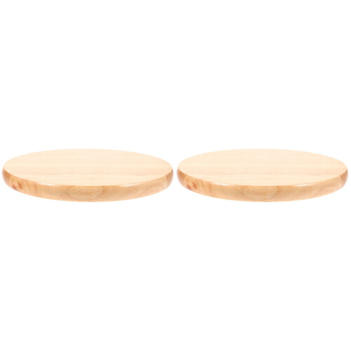 2Pièces Partie Siège Bois Rond Pour Réparation 2