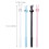 48Pièces Stylos Gel Multi-Usages Couleurs Vives 10
